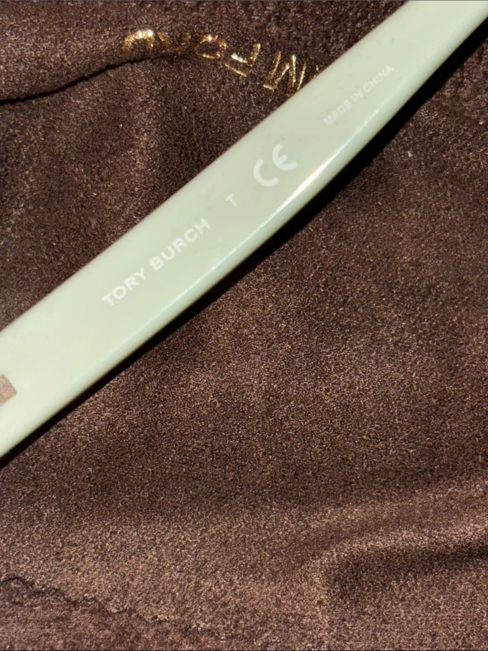 Tory Burch Mint Green Sunglass Temples